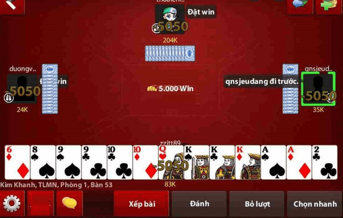 Tiến lên online Cách chơi, mẹo chơi Tien len online Cach choi, meo choi